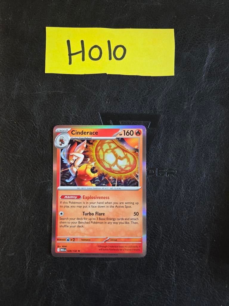 Cinderace 028/132 mega evolution, Ophalen of Verzenden, Zo goed als nieuw