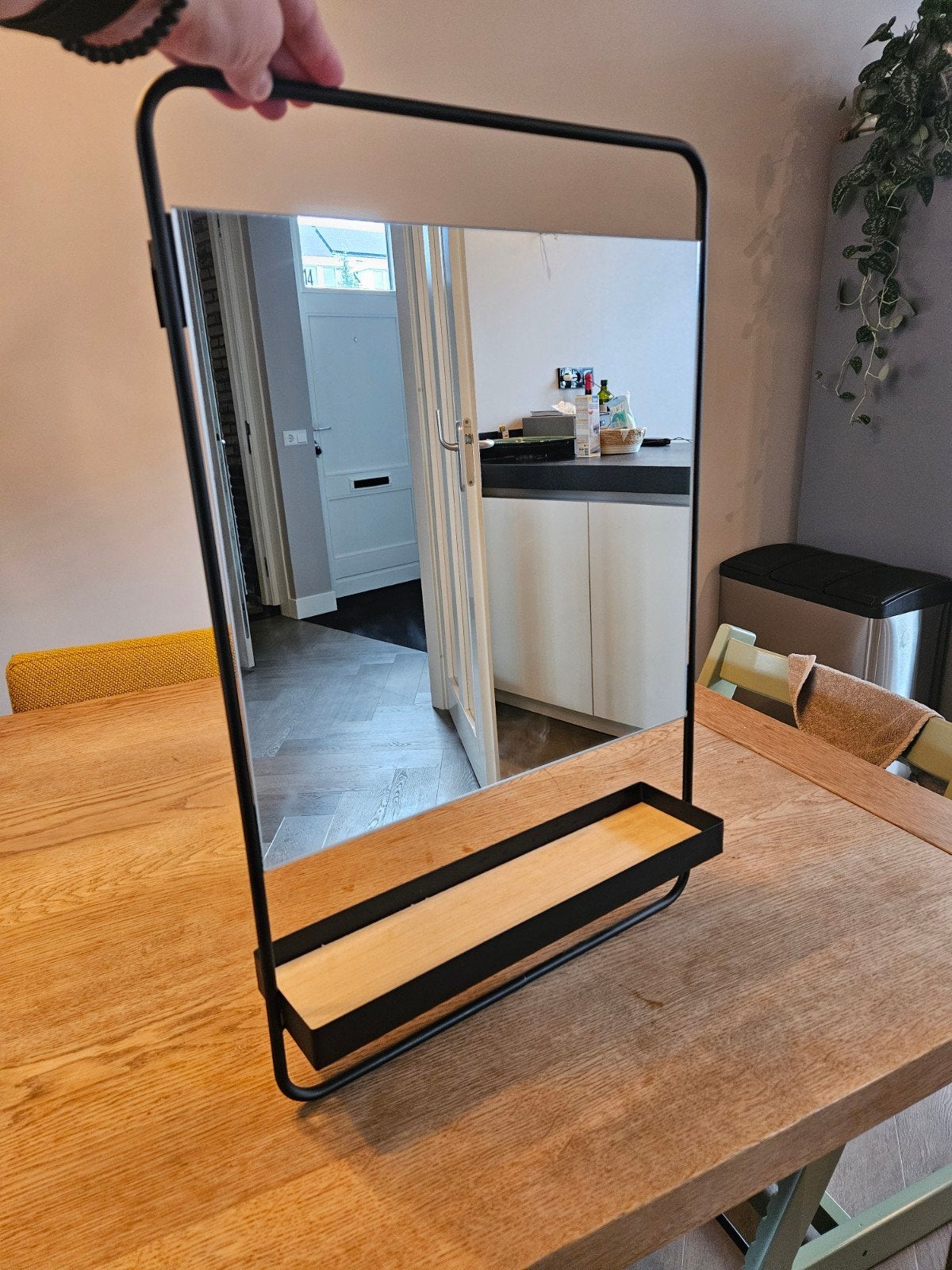 Xenos spiegel met plankje - ideaal voor in de gang, Ophalen, Minder dan 50 cm, Zo goed als nieuw, Minder dan 100 cm