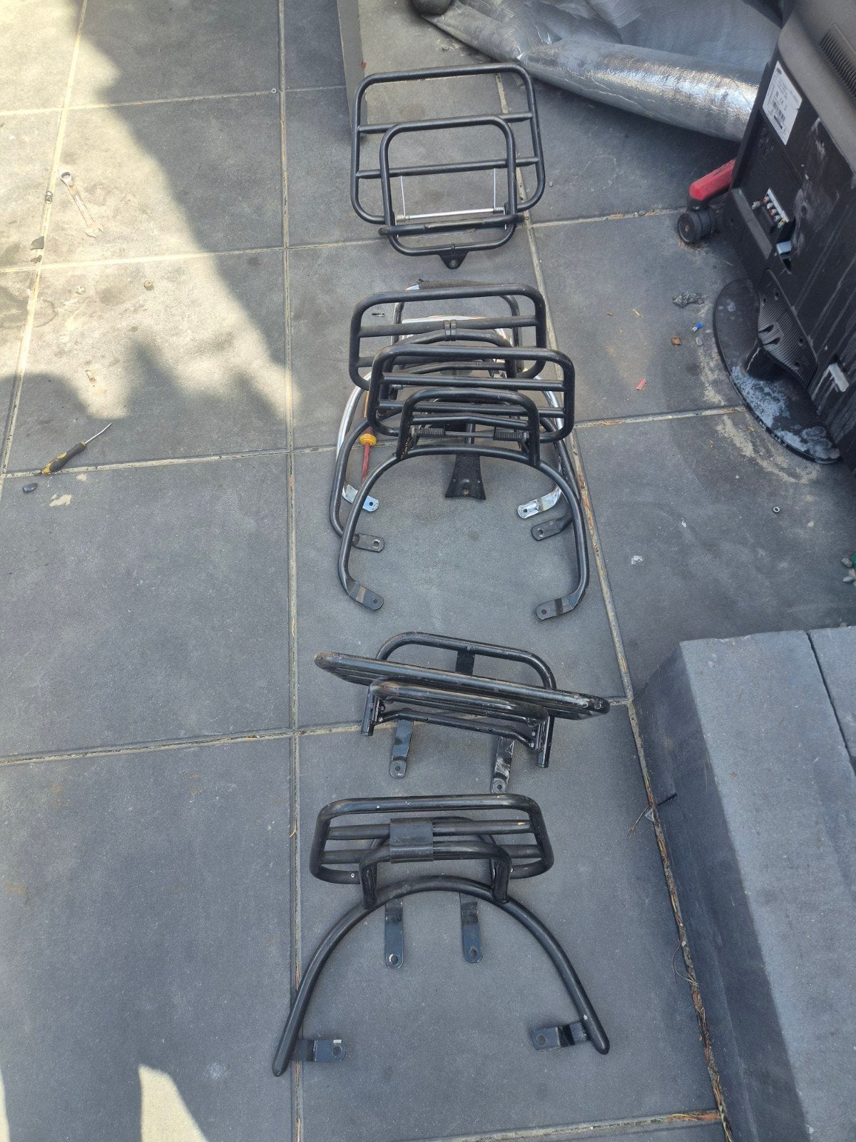 Piaggio/vespa rekjes (vespa-skipper-zip), Ophalen