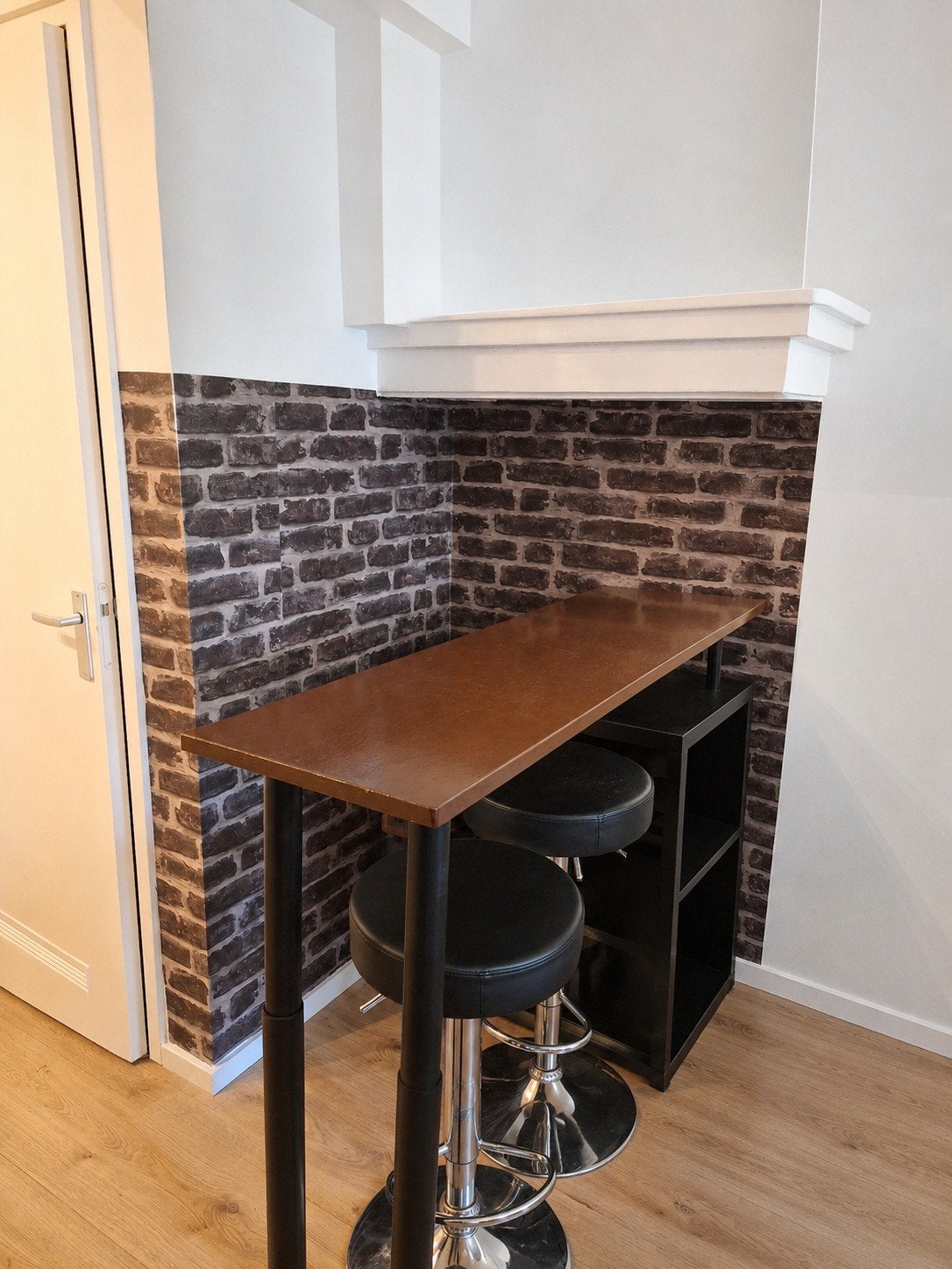 Compacte Thuisbar Set: Counter, 2 Krukken & Opbergrek, Huis en Inrichting, Ophalen
