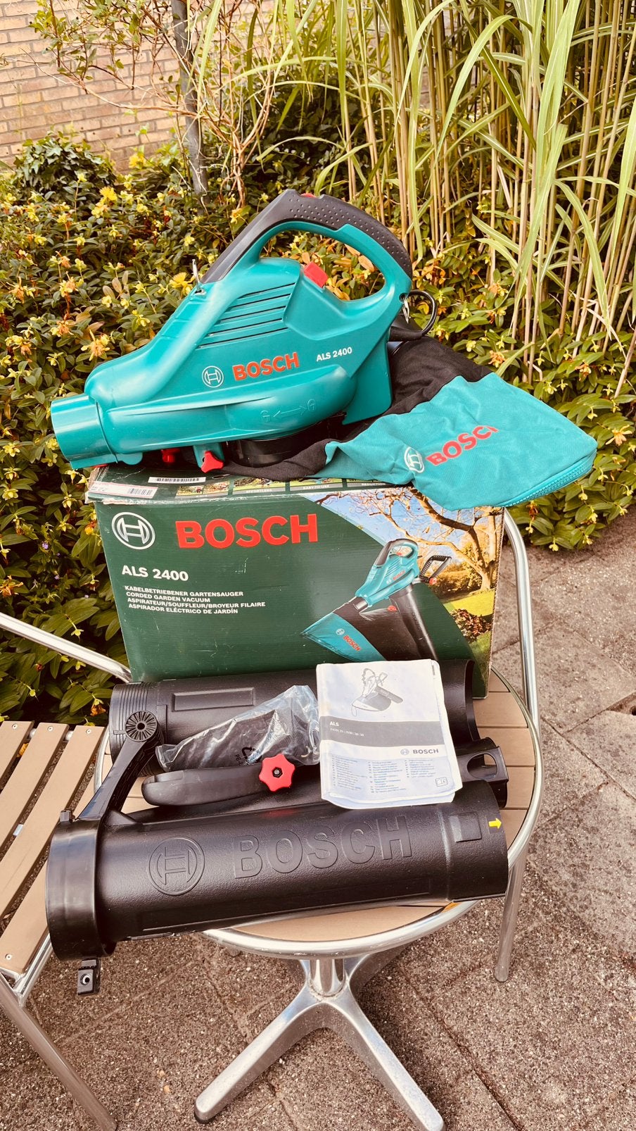 Bosch bladblazer/-zuiger ALS 2400, Ophalen, Zo goed als nieuw