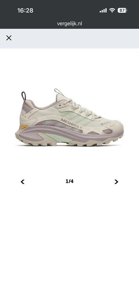 Zgan 2026 Wandelschoenen Merrell Moab 2 maat 41, Sport en Fitness, Bergsport en Wandelen, Ophalen of Verzenden, Zo goed als nieuw
