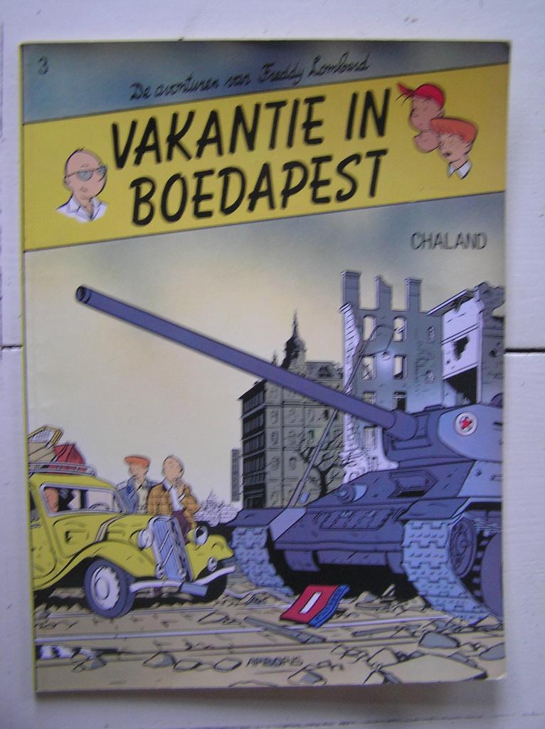 Freddy Lombard. 3. Vakantie in Boedapest., Boeken, Eén stripboek, Ophalen of Verzenden, Zo goed als nieuw