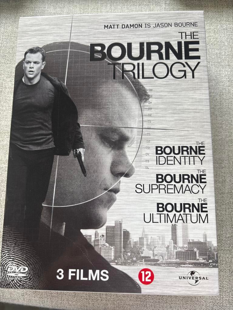 The Bourne Trilogy DVD Boxset, Gebruikt, Boxset, Actiethriller, Ophalen of Verzenden