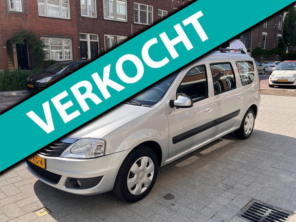 Dacia Logan MCV 1.6 MPI Lauréate-airco-elek ramen, Auto's, Dacia, Euro 5, Gebruikt, 4 cilinders, Elektrische ramen