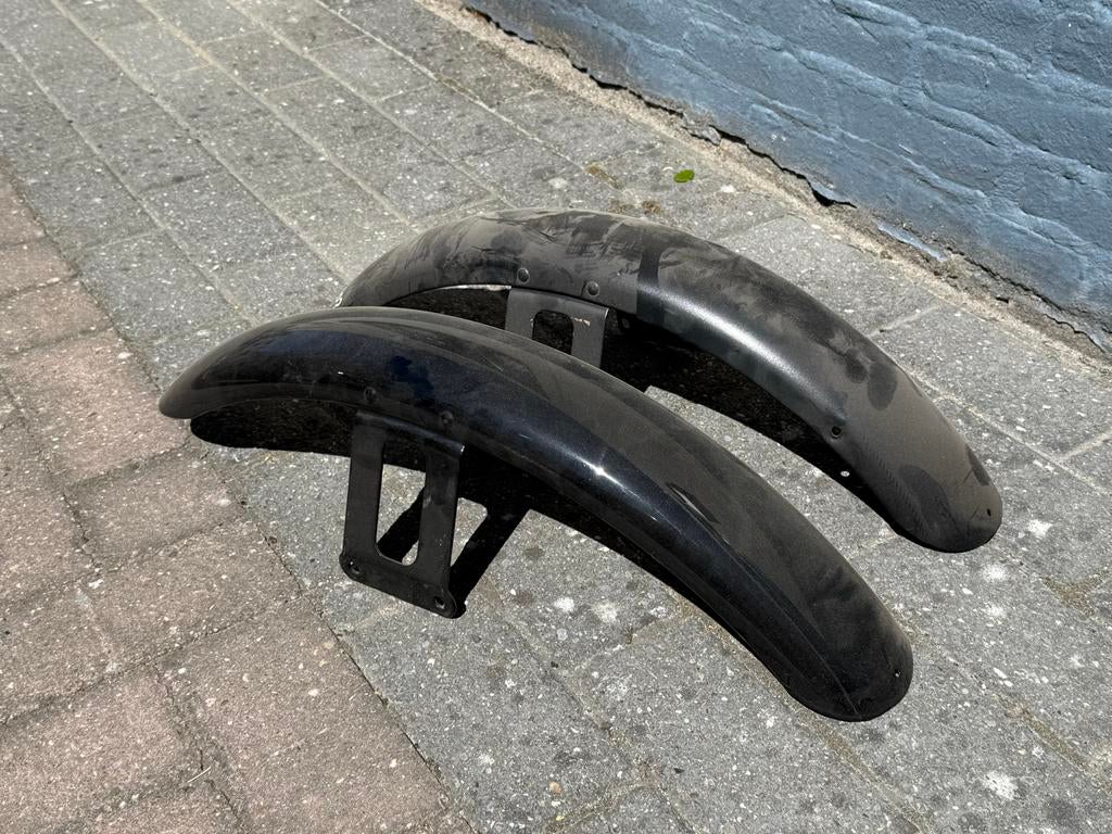 Spatborden Harley Davidson FXSTB 2003 (voor en achter), Ophalen of Verzenden, Gebruikt