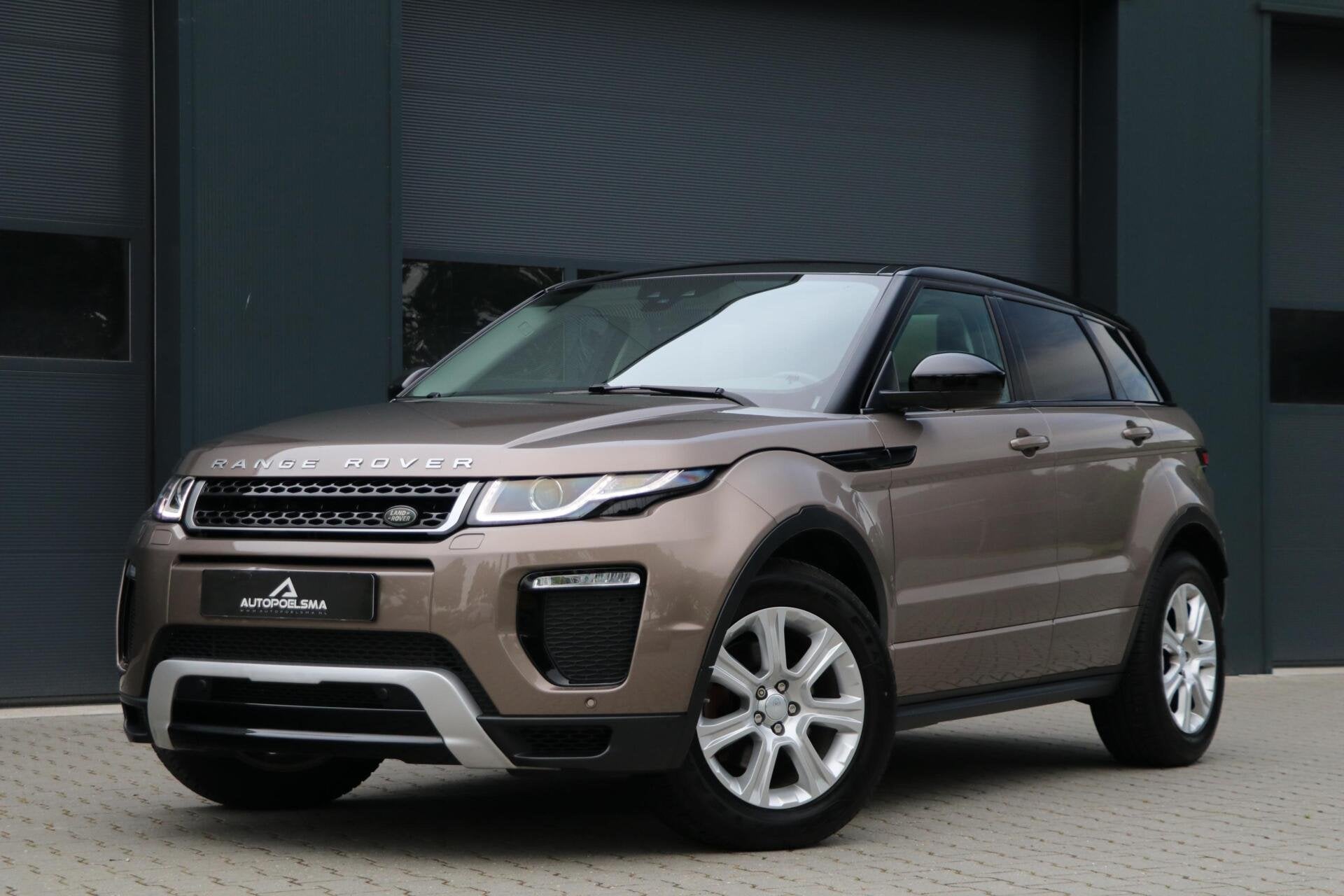Land Rover Range Rover Evoque 2.0 Si4 HSE Dynamic 241PK Pano, 4 cilinders, Bruin, Bedrijf, Vierwielaandrijving