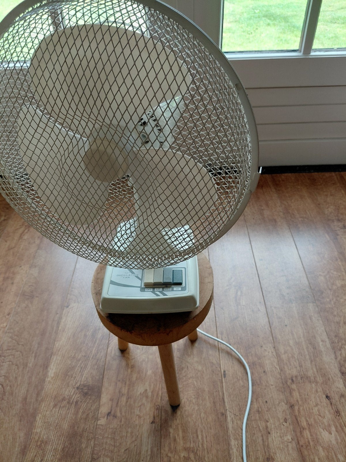 Ventilator met meerdere standen, Ophalen