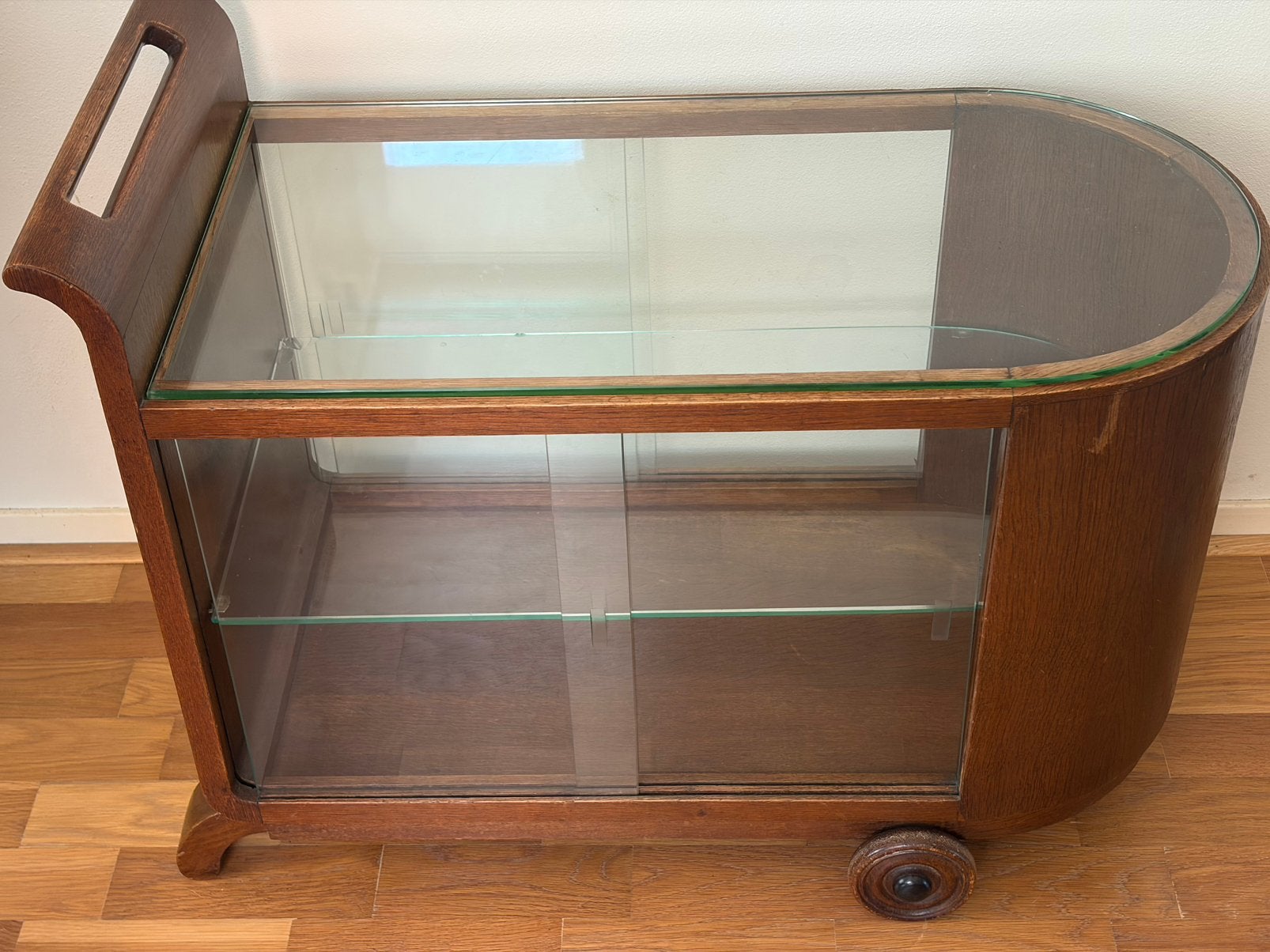 Art deco thee serveerwagen, Ophalen
