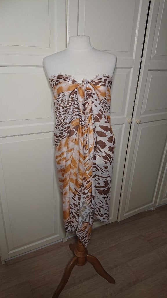 Diverse pareo sarong sauna omslagdoek extra breed, Ophalen of Verzenden, Zo goed als nieuw, Overige typen