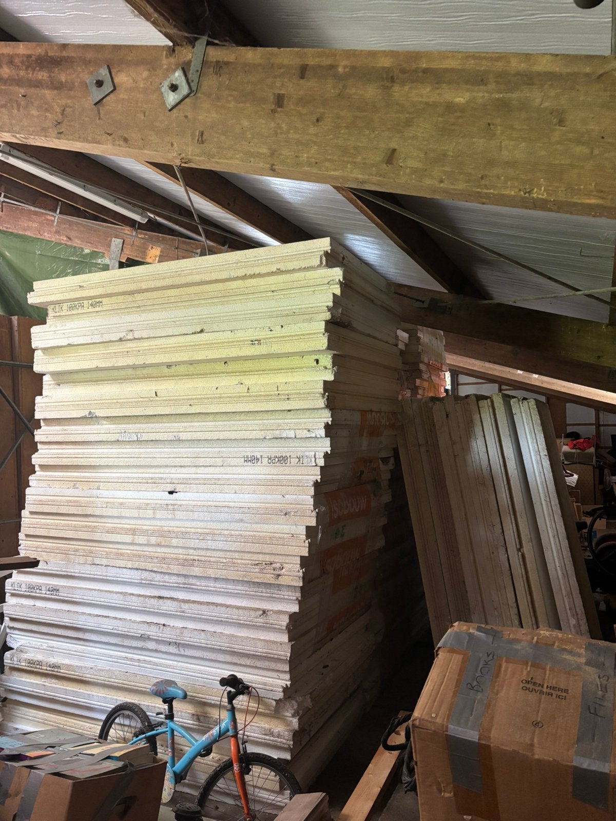 Tempex platen 160m2, Ophalen, 12 cm of meer, Zo goed als nieuw, 15 m² of meer