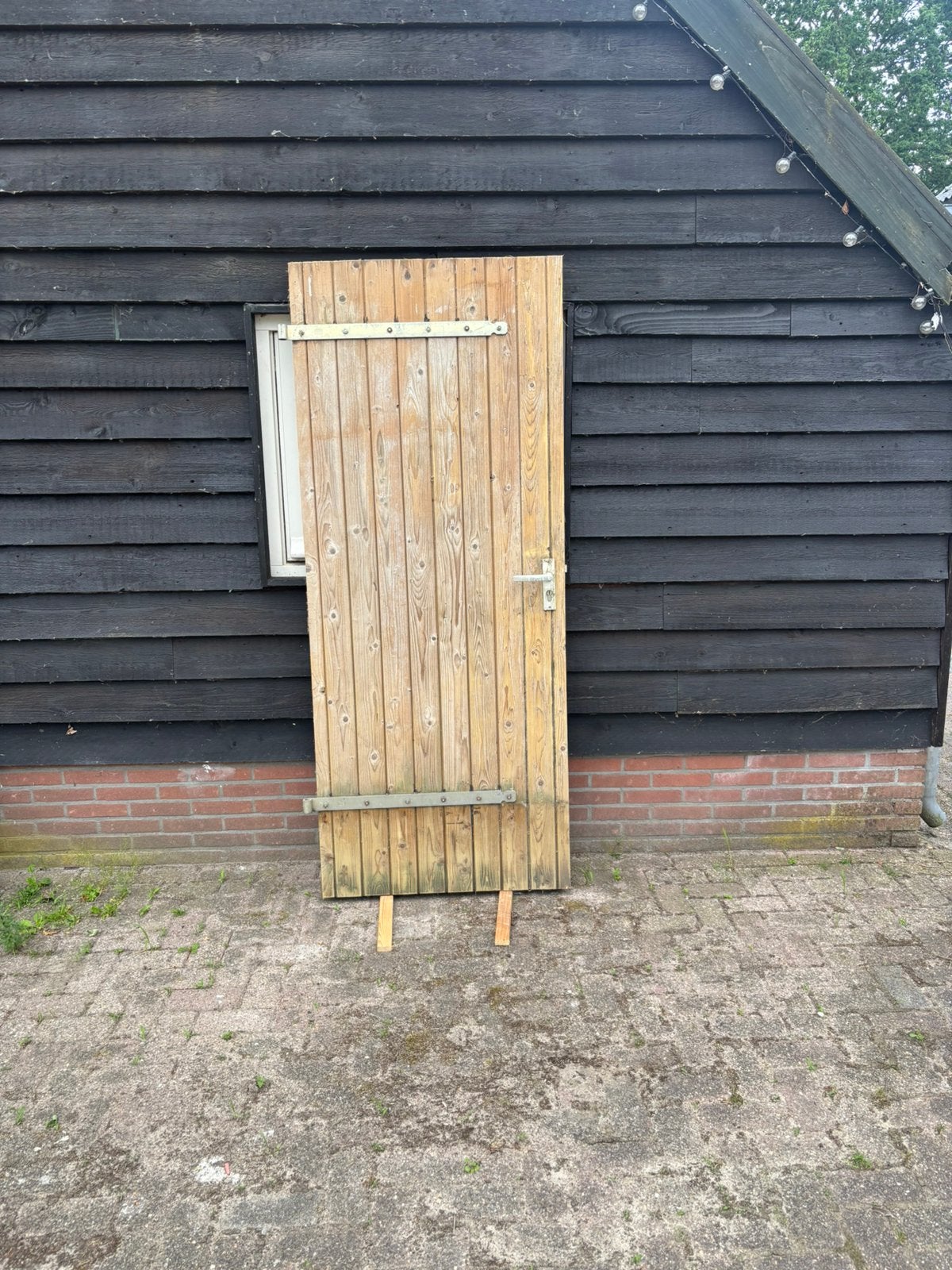 Houten poortdeuren 8250x2010 mm, Ophalen, 120 cm of meer, 200 tot 215 cm, Hout