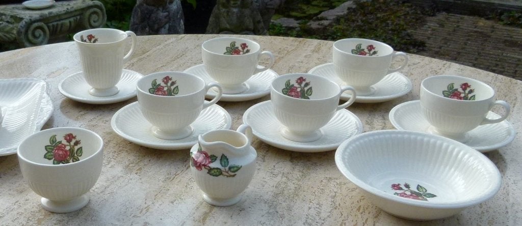 Prachtig Wedgwood Moss Rose, Klassiek, Nieuw, Ophalen of Verzenden, Wedgwood