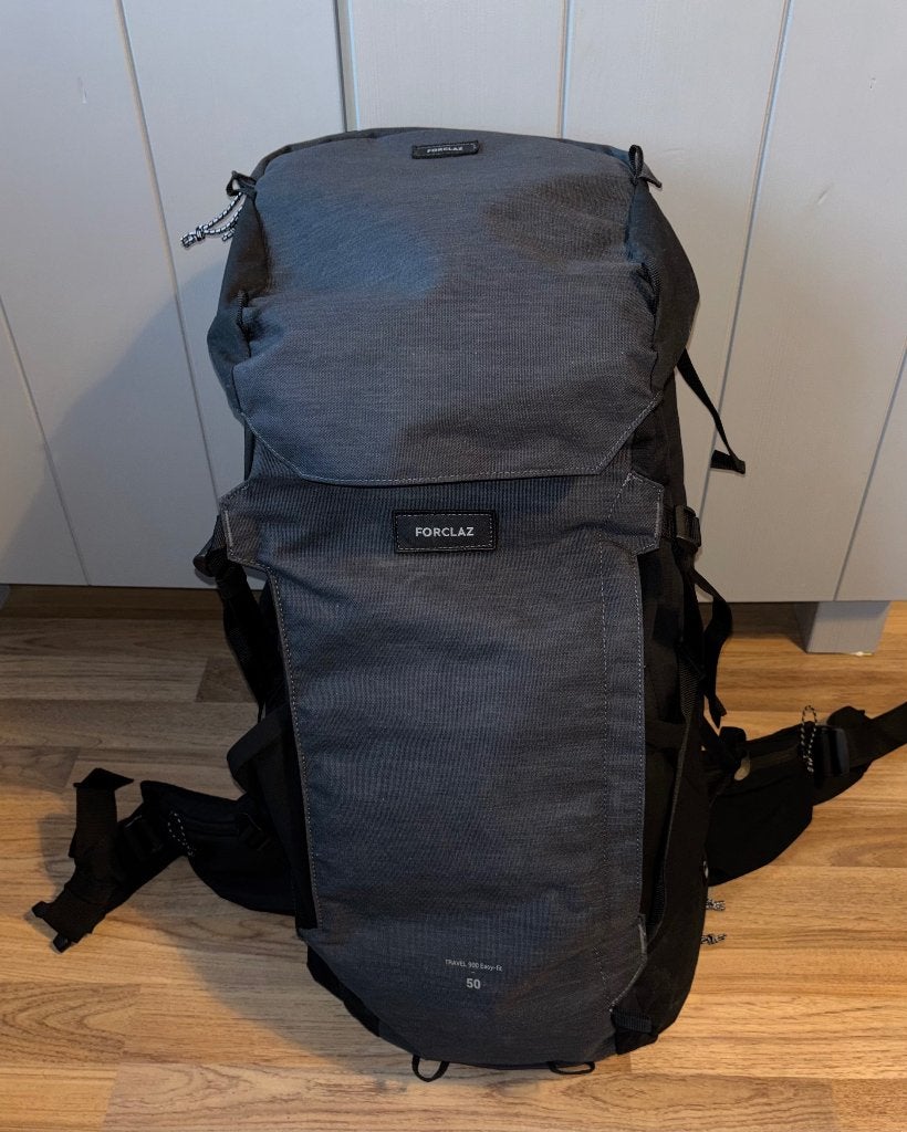 Backpack Forclaz 50+6 L, Overige merken, 40 cm of meer, Ophalen of Verzenden, Zo goed als nieuw