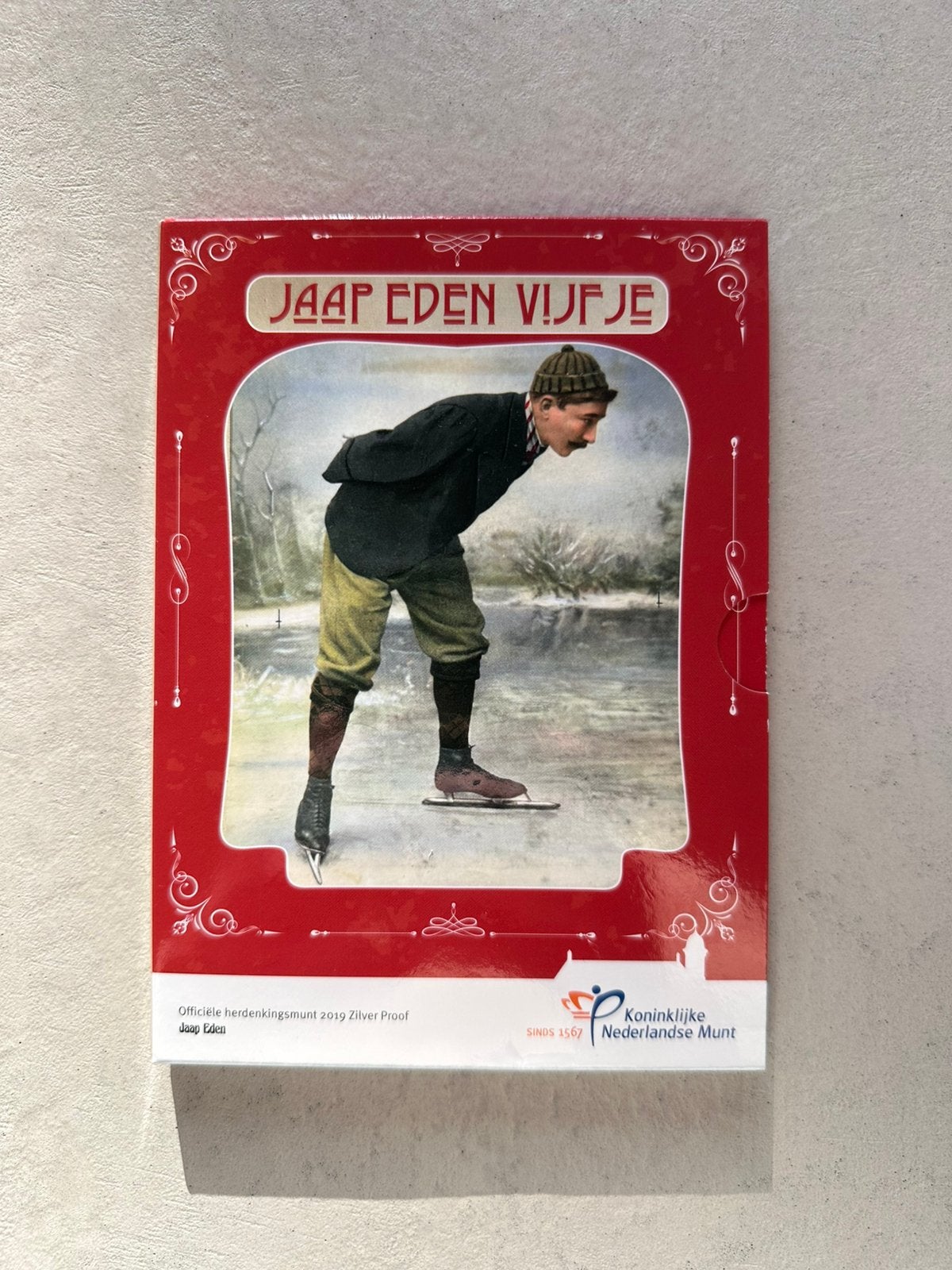 5 euro zilver vijfje Jaap Eden 2019 PROOF, Ophalen of Verzenden