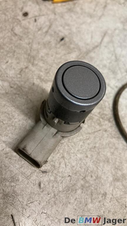 PDC-sensor achter grijs BMW E60 E61 66206940504, Gebruikt, Ophalen of Verzenden, BMW, BMW