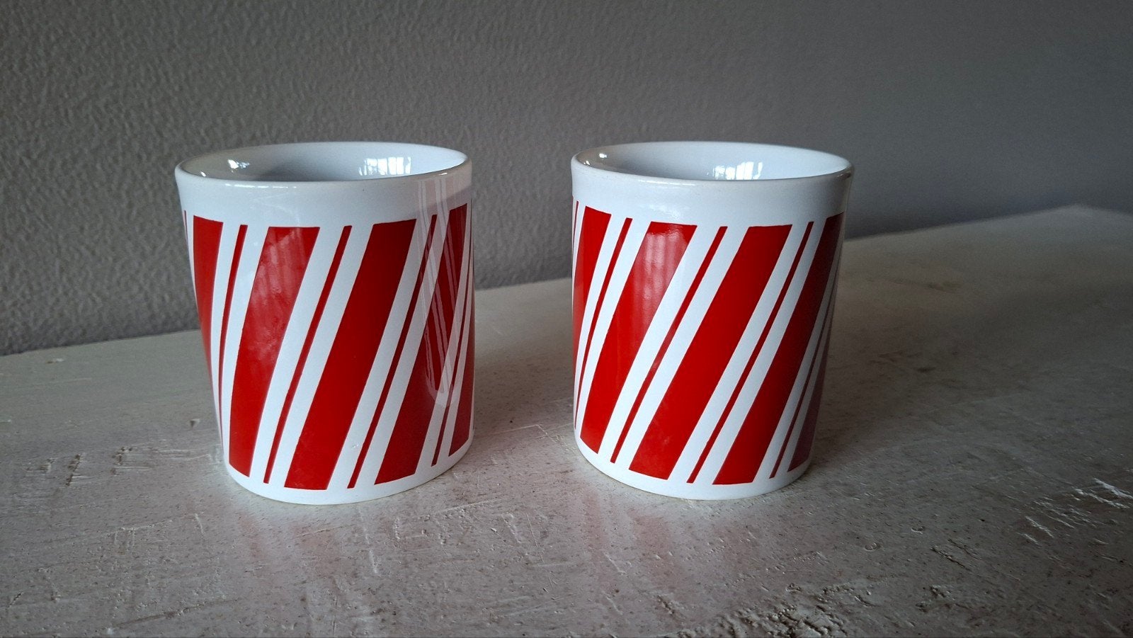 Vintage Kiln Craft Staffordshire mokken, Ophalen of Verzenden