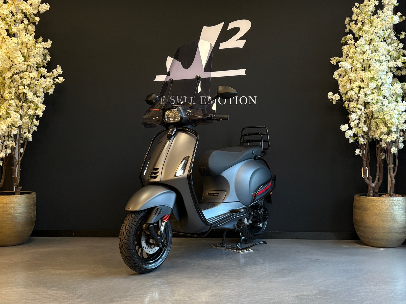 Vespa Sprint | Mat Grijs | Brom | 12/2023 | 7186 km | 1 eig, Overige modellen, ., Maximaal 45 km/u, Ophalen of Verzenden
