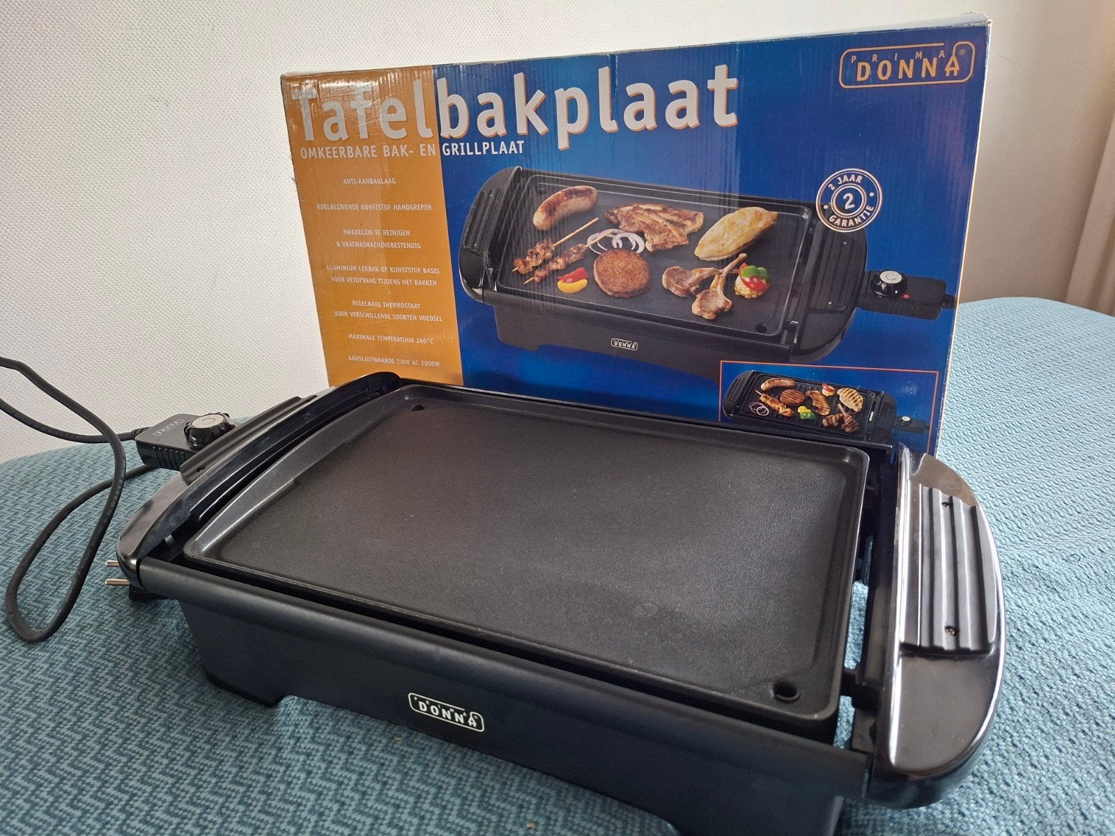 Donna Tafelbakplaat - Omkeerbare Bak- en Grillplaat, Ophalen, Zo goed als nieuw