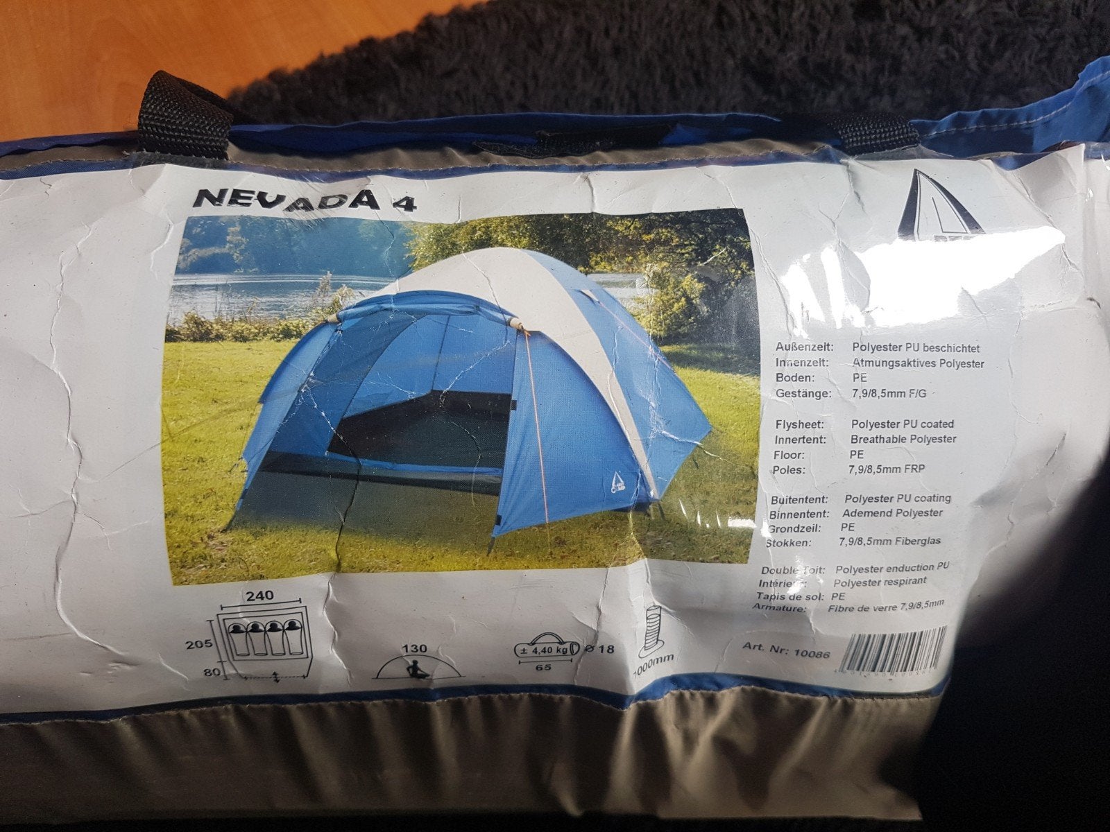 tent, Ophalen