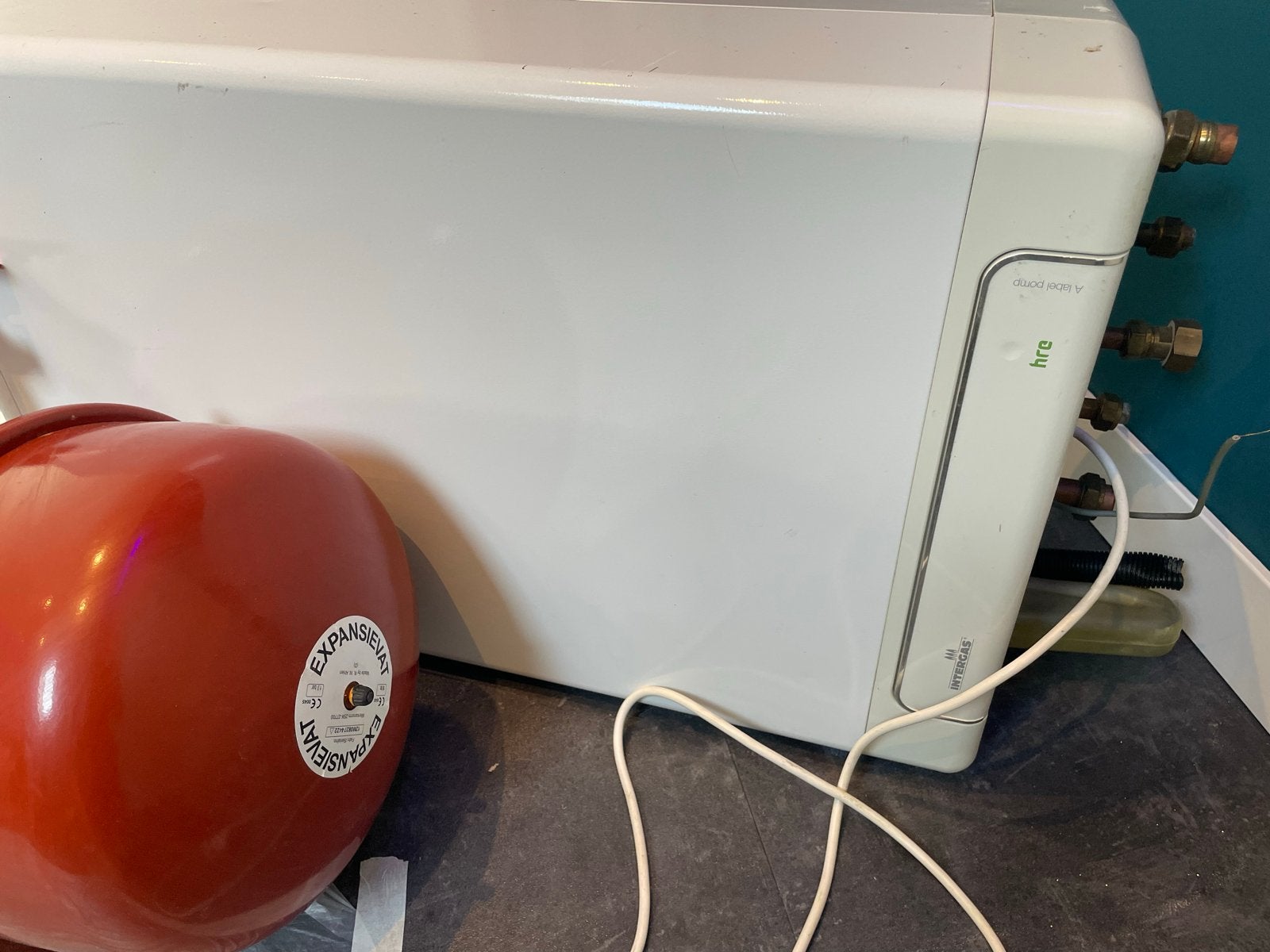 Intergas Kompakt HRE 36/30 A(CW5)CV-ketel 2017 + Expansievat, Doe-het-zelf en Verbouw, Ophalen, 30 tot 80 cm, Gebruikt, Hoog rendement (Hr)