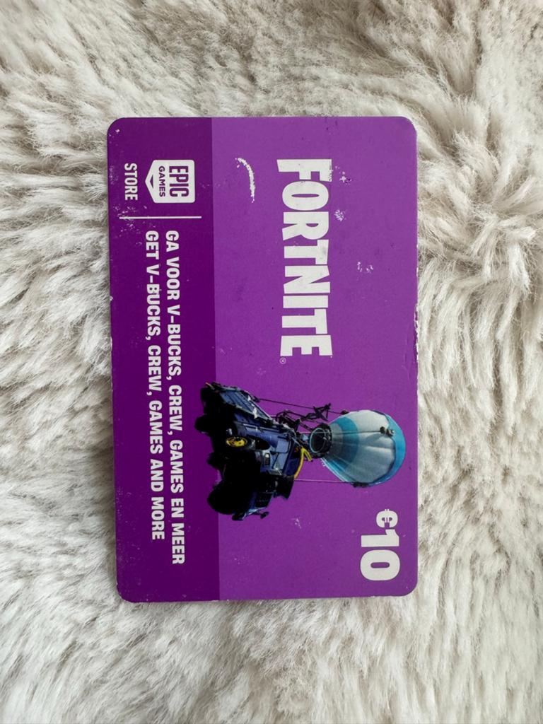 Fortnite V-Bucks Giftcard - €10 Epic Games, Cadeaubon, Overige typen