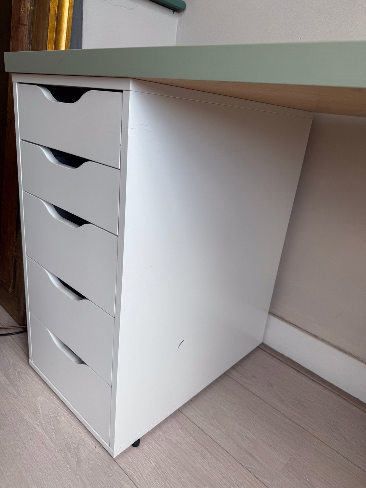 Ikea bureau Lagkapten/Alex, Huis en Inrichting, Bureaus, Ophalen, Zo goed als nieuw