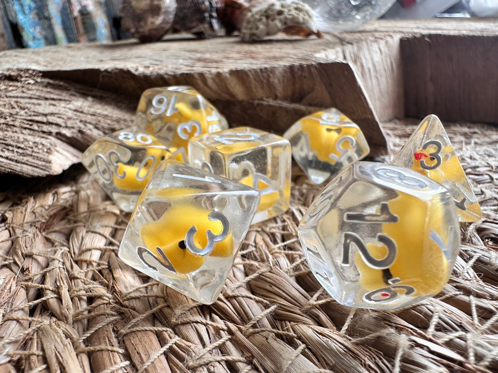 DND dice / eendjes / RPG / dobbelstenen / D&D / nieuw, Hobby en Vrije tijd, Wargaming, Ophalen of Verzenden, Nieuw, Overige soorten
