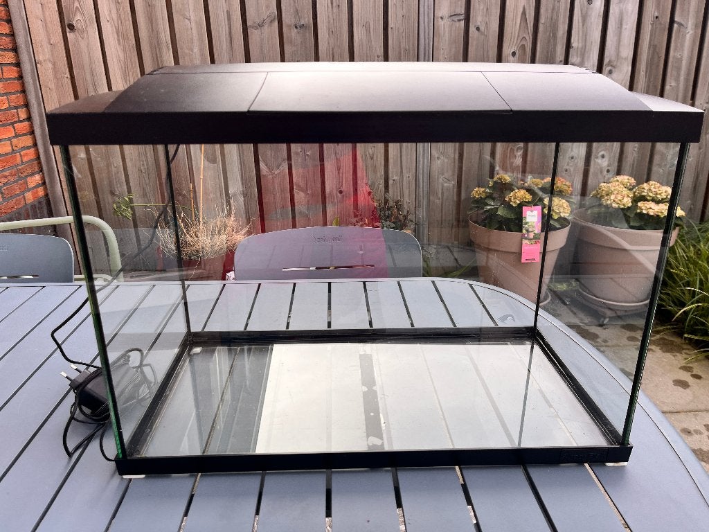 Aquarium Superfish 70 (60 liter) met toebehoren, Gebruikt, Leeg aquarium, Superfish, Ophalen