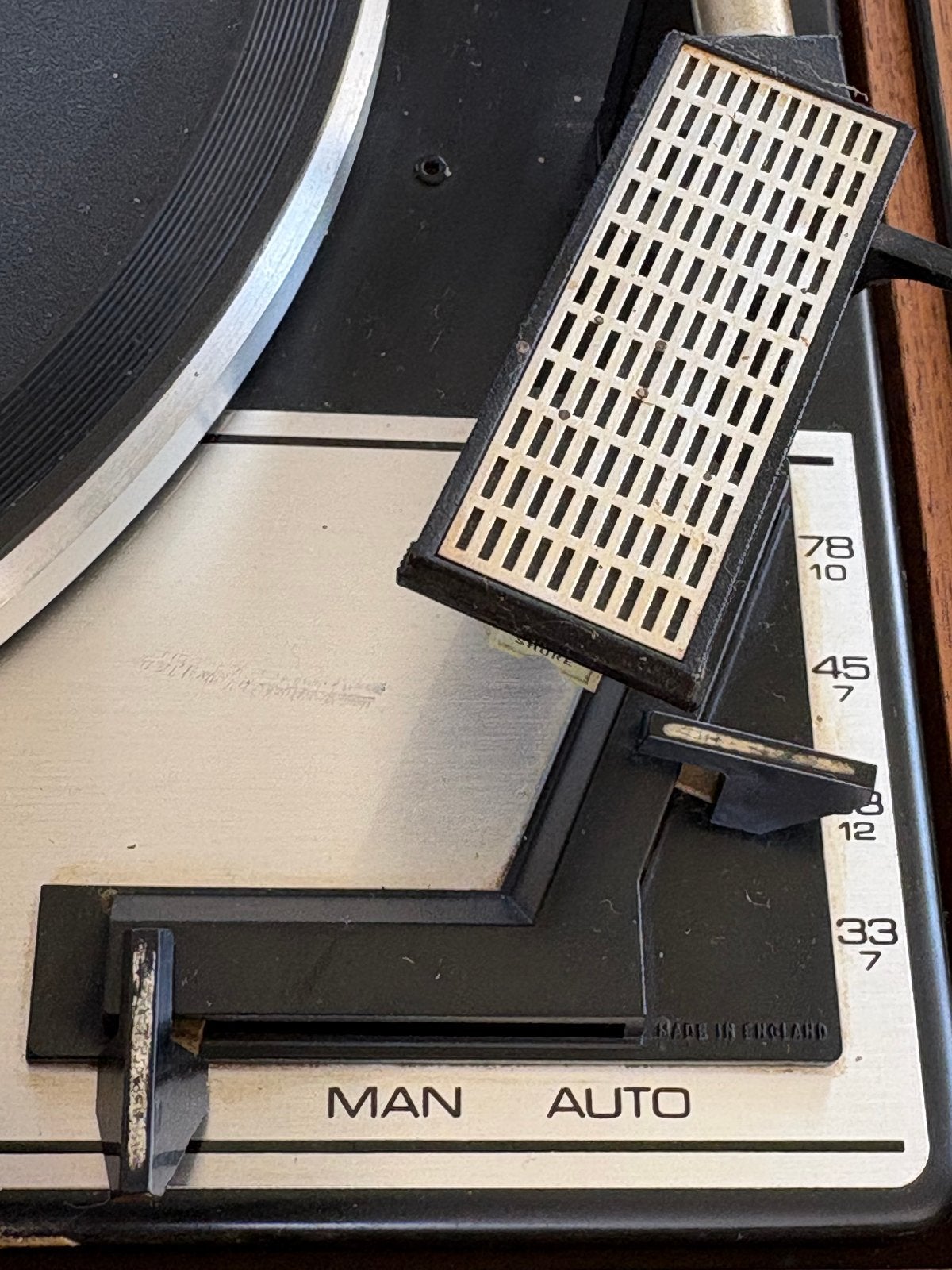 Garrard SP 25 MK IV Platenspeler met Shure M44MB, Audio, Tv en Foto, Platenspelers, Overige merken, Gebruikt, Automatisch, Ophalen of Verzenden