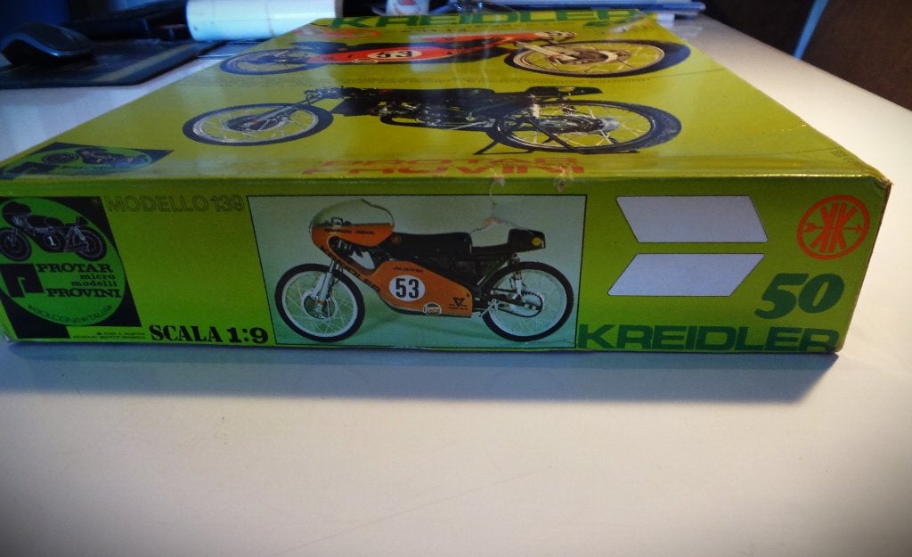 Bouwdoos Van Veen KREIDLER 50cc-Jan de Vries Protar 1:9, Overige merken, Auto, Verzenden, Groter dan 1:32