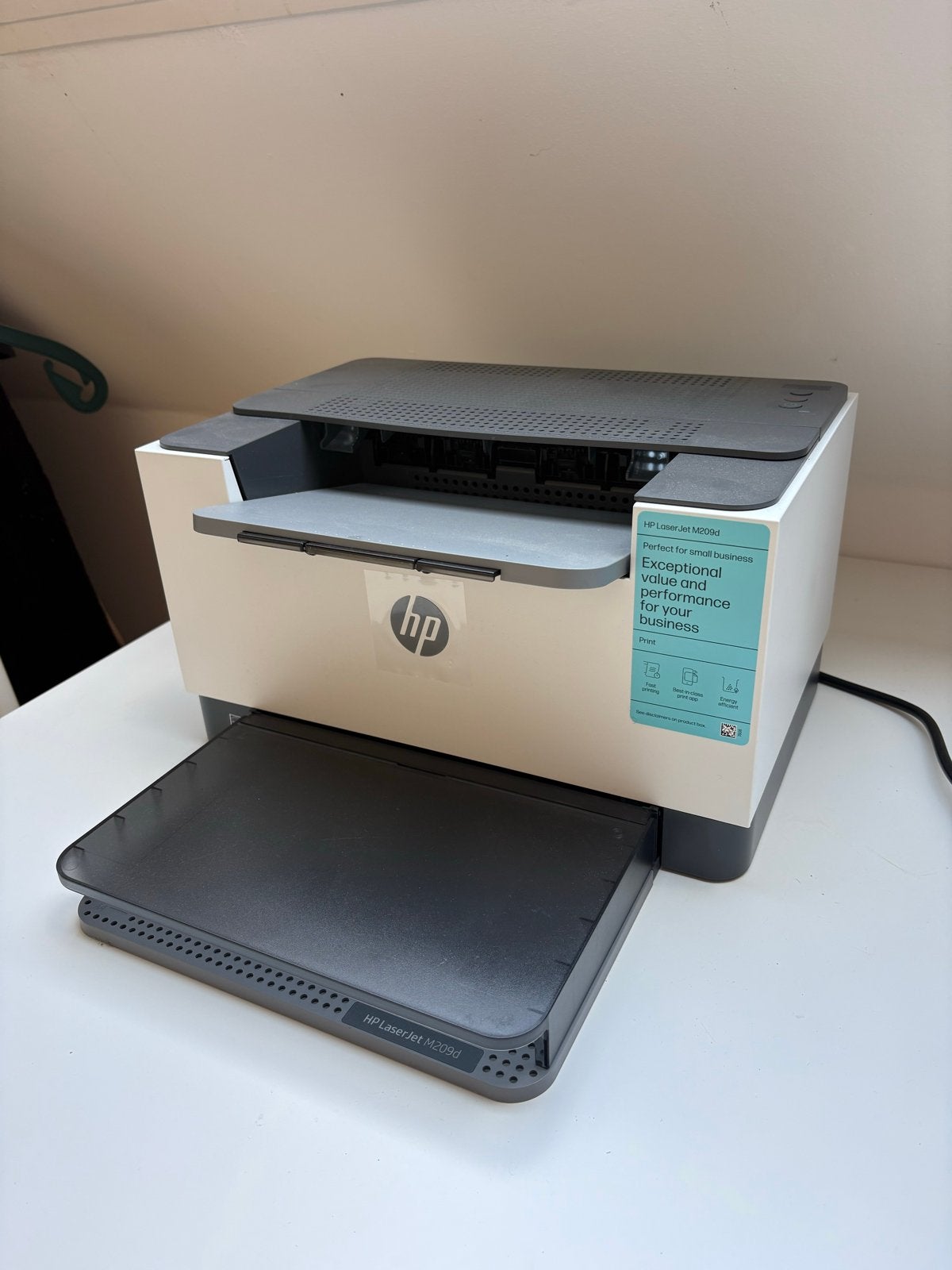 HP LaserJet M209d printer met toner en extra toner, Computers en Software, Zwart-en-wit printen, Gebruikt, Printer, Ophalen of Verzenden