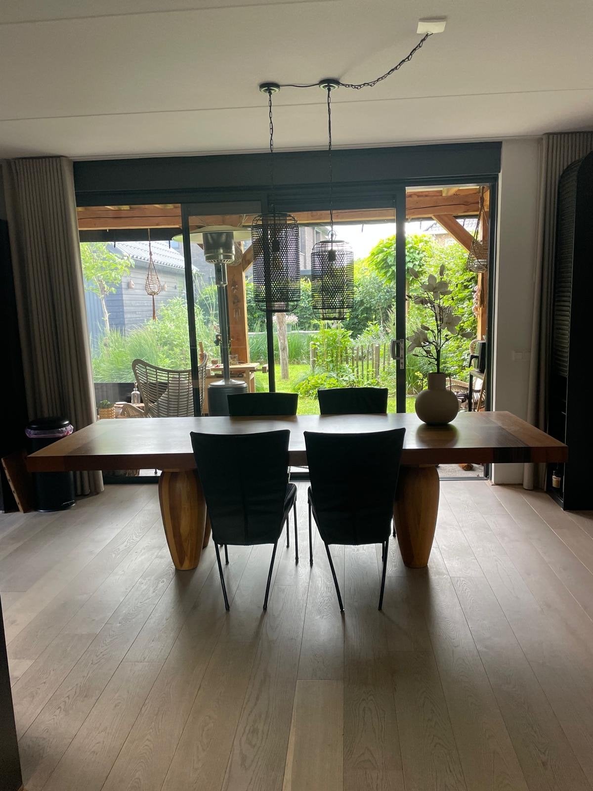 Linteloo eettafel - 2.70m lang, 1.00m breed, Ophalen, Gebruikt, 100 tot 150 cm, 200 cm of meer