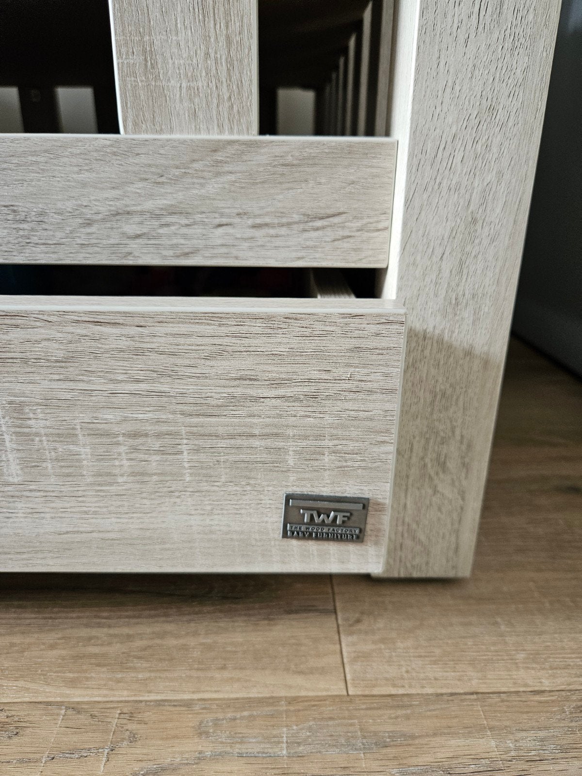 TWF box met lade - inclusief matras en boxkleed! Zeer netjes, Ophalen, Zo goed als nieuw, Boxkleed