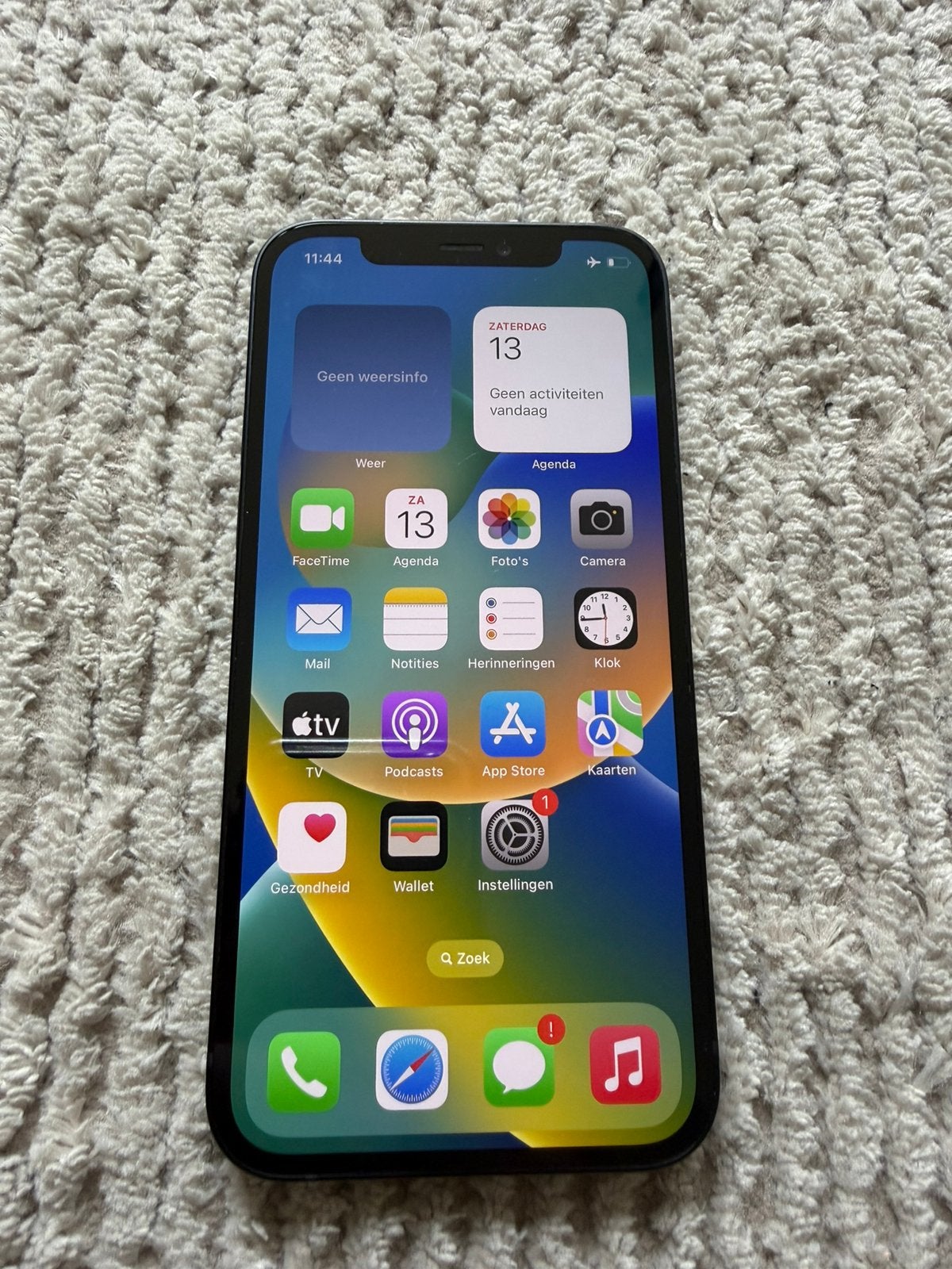 Iphone 12 Zwart 64GB, Telecommunicatie, Mobiele telefoons | Apple iPhone, Zwart, Ophalen of Verzenden, Zo goed als nieuw, IPhone 12