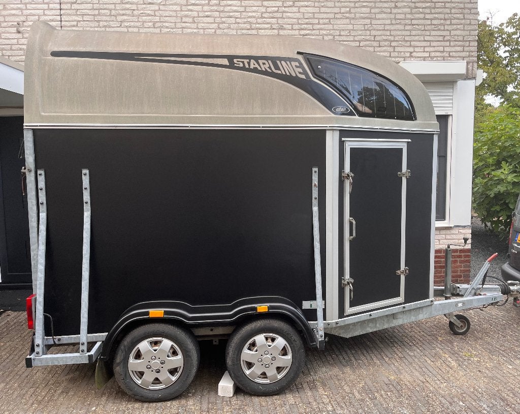 Atec Starline 1,5 paards trailer, Dieren en Toebehoren, Paarden en Pony's | Trailers en Aanhangwagens, Gebruikt, 1½-paards trailer