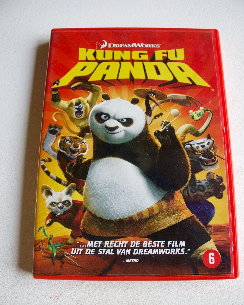 Dvd Kung fu Panda, Europees, Engels, Animatie, Nederlands