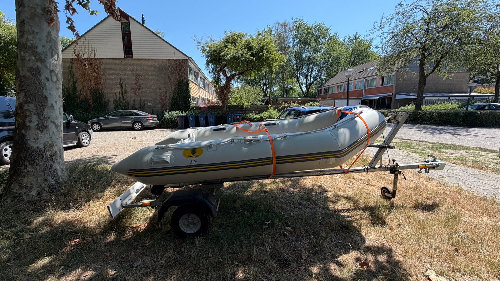 Nautica Holland Aquastar JS310 Rubberboot,Trailer, Watersport en Boten, Ophalen, Zo goed als nieuw, Hout, 3 m