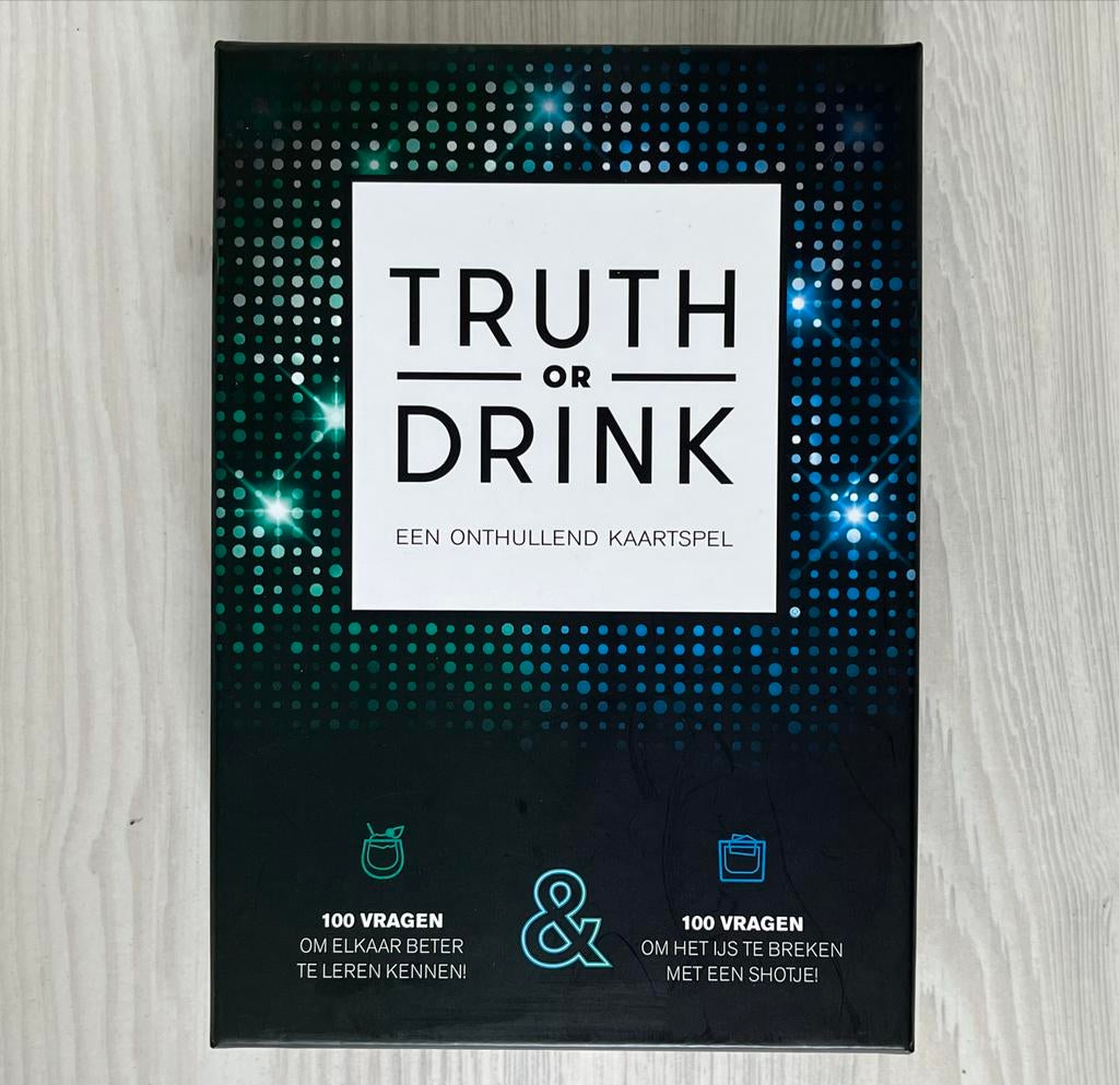 Truth or Drink Gezelschapsspel - Ongebruikt, Vijf spelers of meer, Ophalen of Verzenden, Nieuw
