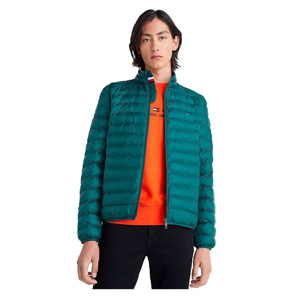 Tommy Hilfiger donsjas groen, Ophalen of Verzenden