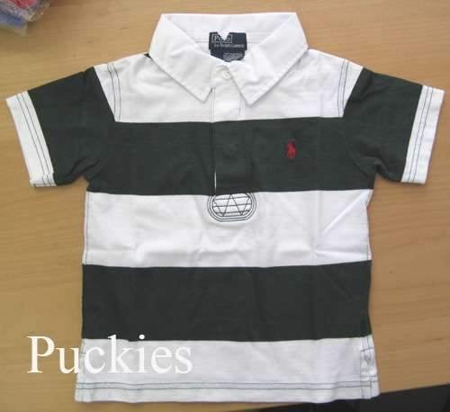 Maat 92 Ralph Lauren rugby wit/groen NIEUW (8885) a, Nieuw, Ophalen of Verzenden, Shirt of Longsleeve, Jongen