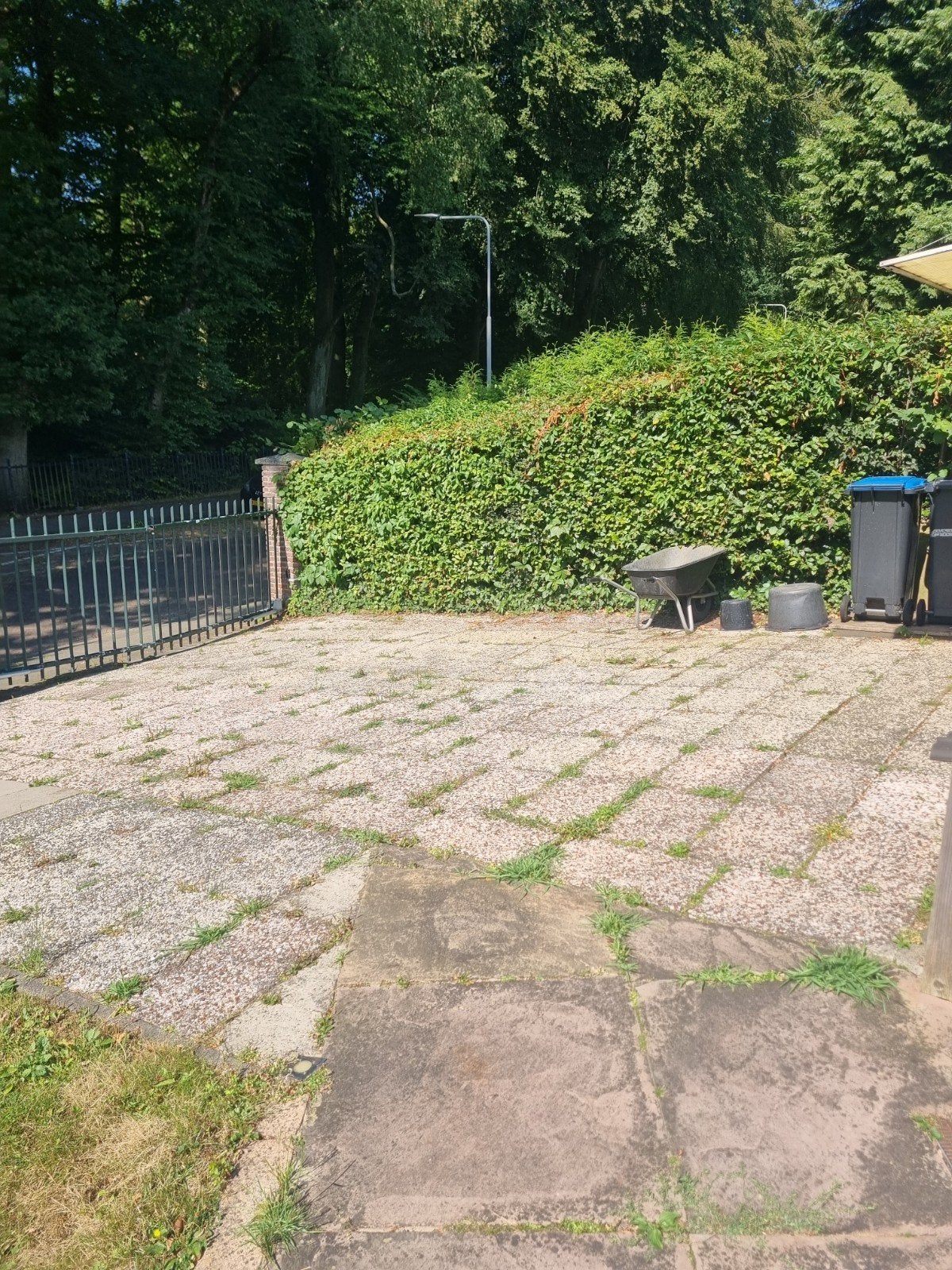 Grindtegels 60x40 gratis af te halen +/- 38m2, Tuin en Terras, Ophalen