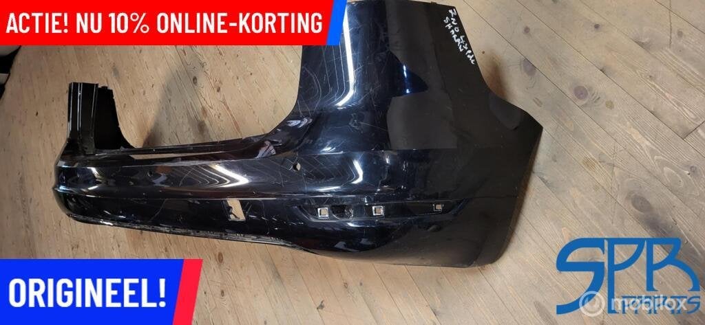 VW SHARAN 7N0 ACHTERBUMPER ZWART 4xPDC 7N0807421B 7N0807417B, Gebruikt, Volkswagen, Ophalen of Verzenden, Volkswagen