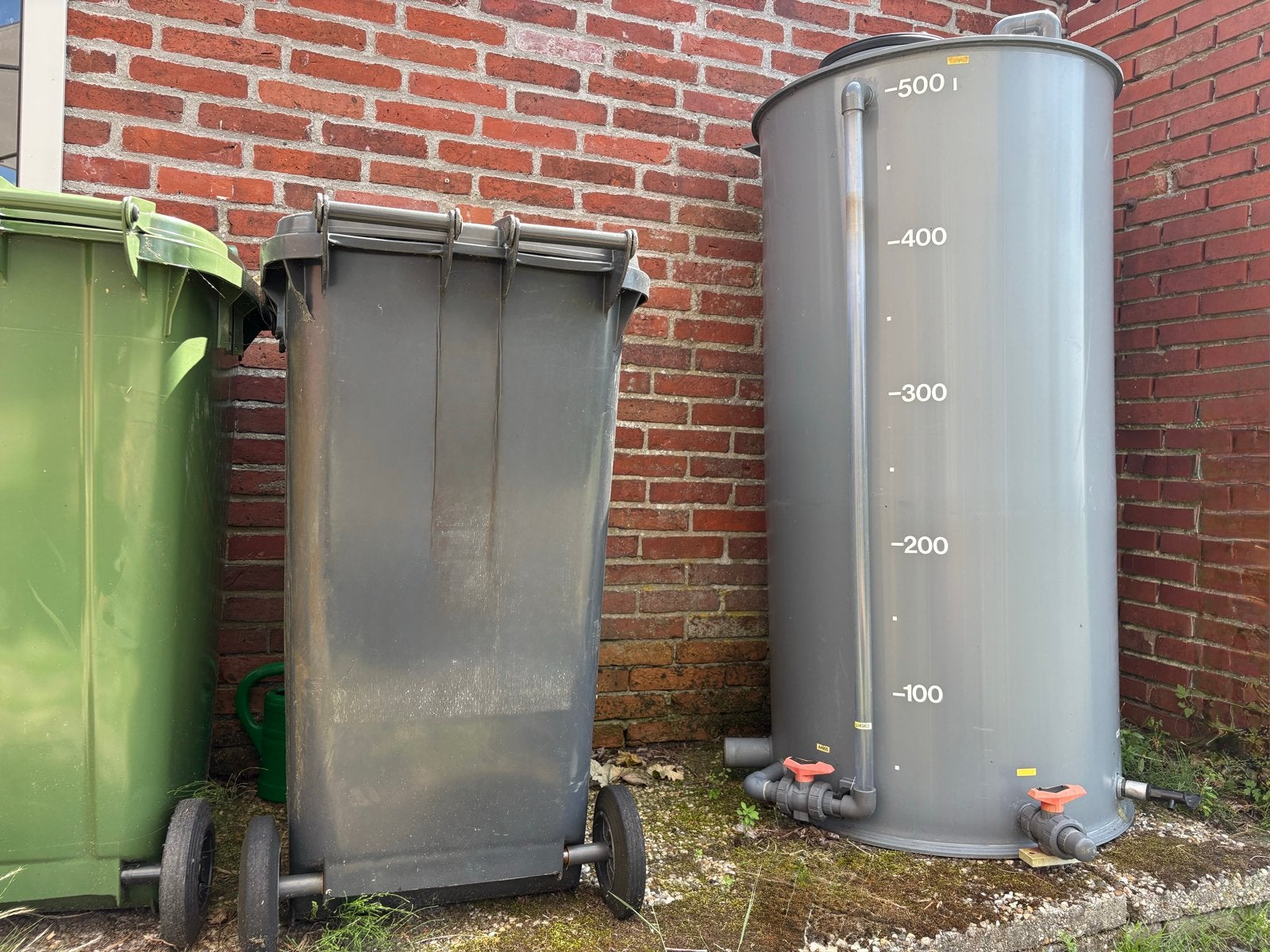 Grote 500L regenton / tank met kraantje, Tuin en Terras, Regentonnen, Ophalen, Kunststof, Gebruikt, Met kraantje