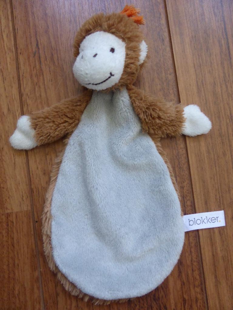 Knuffeldoek aap (1.8), Ophalen of Verzenden, Zo goed als nieuw, Overige typen, Happy Horse