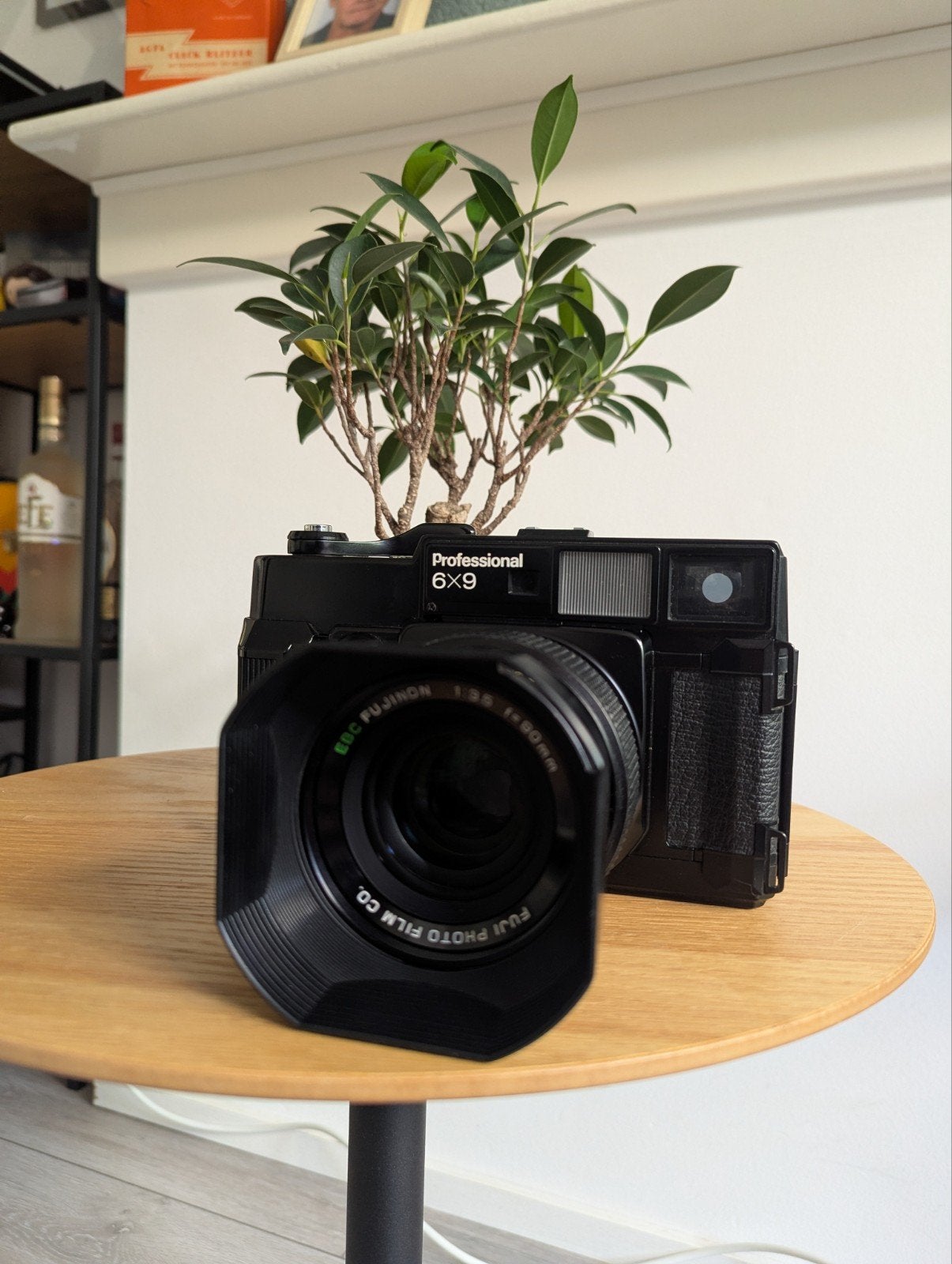 Fuji GW690 (eerste generatie) met panorama kit, Audio, Tv en Foto, Fotocamera's Analoog, Ophalen of Verzenden, Gebruikt, Spiegelreflex