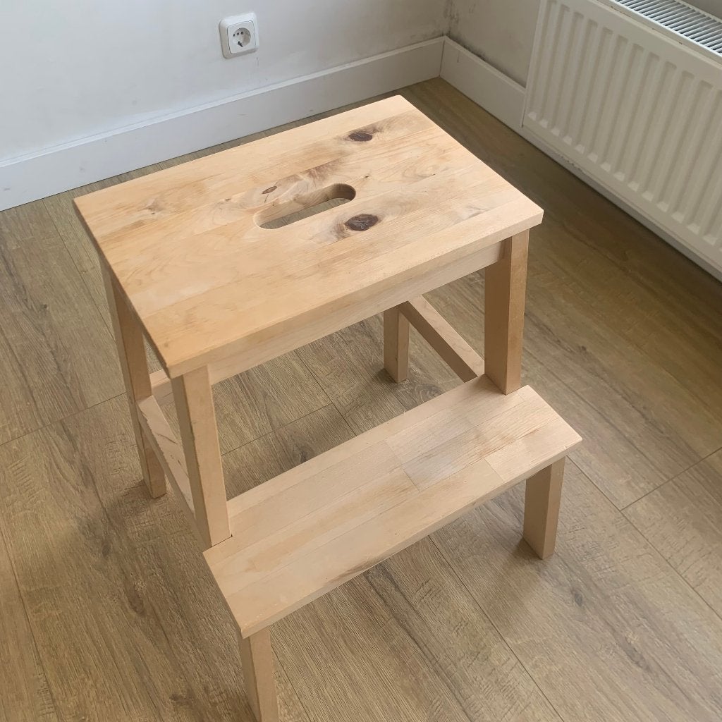 [MOVING SALE] IKEA BEKVÄM step stool, Ophalen, Gebruikt, Hout
