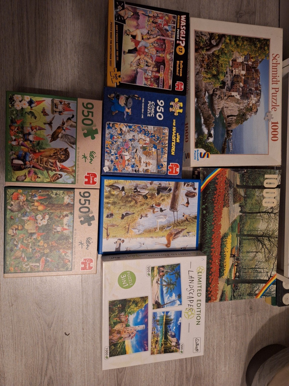 diverse puzzels, Ophalen, 500 t/m 1500 stukjes, Zo goed als nieuw
