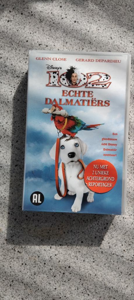 102 Echte Dalmatiërs - Videoband (VHS), Alle leeftijden, Ophalen of Verzenden, Gebruikt, Actie en Avontuur
