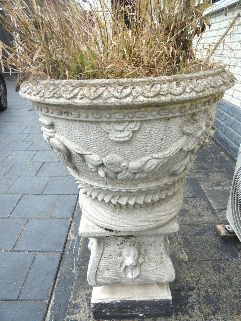antiek bloem plantenbak voor terras of tuin, Ophalen, Overige materialen, Gebruikt, Geen